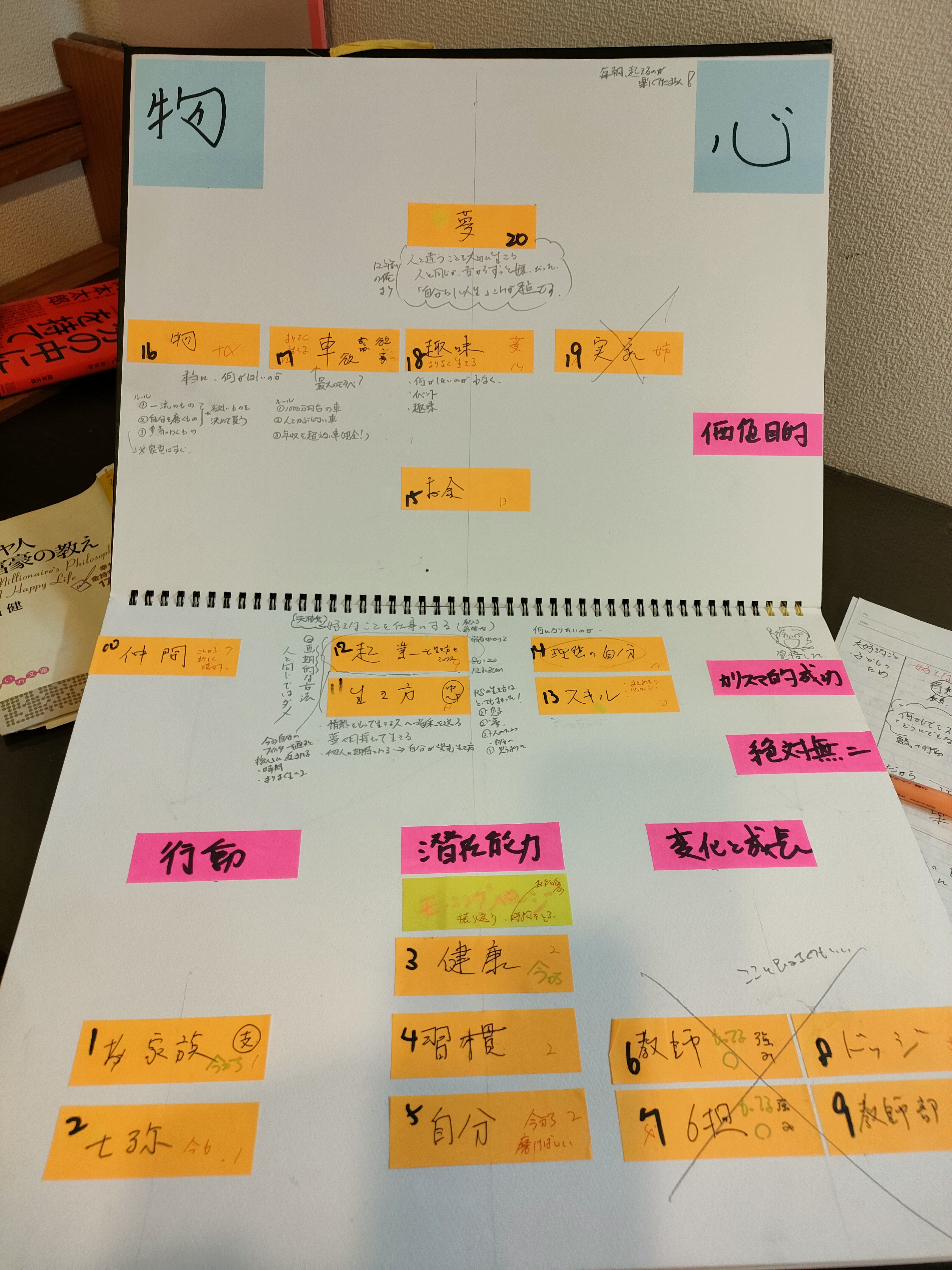 11領域への分類作業の様子